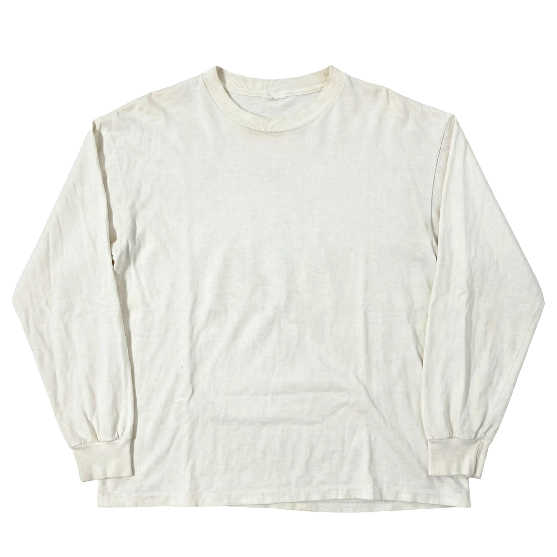 Blank Long Sleeve Tee White