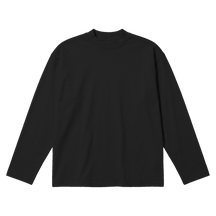 Blank Baggy L/S Tee - Black - Front