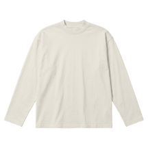 Blank Baggy L/S Tee - Off White - Front