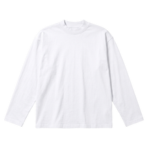 Blank Baggy L/S Tee - White - Front