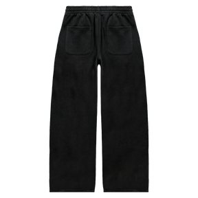 Blank Baggy Sweatpants - Black - Back
