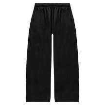 Blank Baggy Sweatpants - Black - Front
