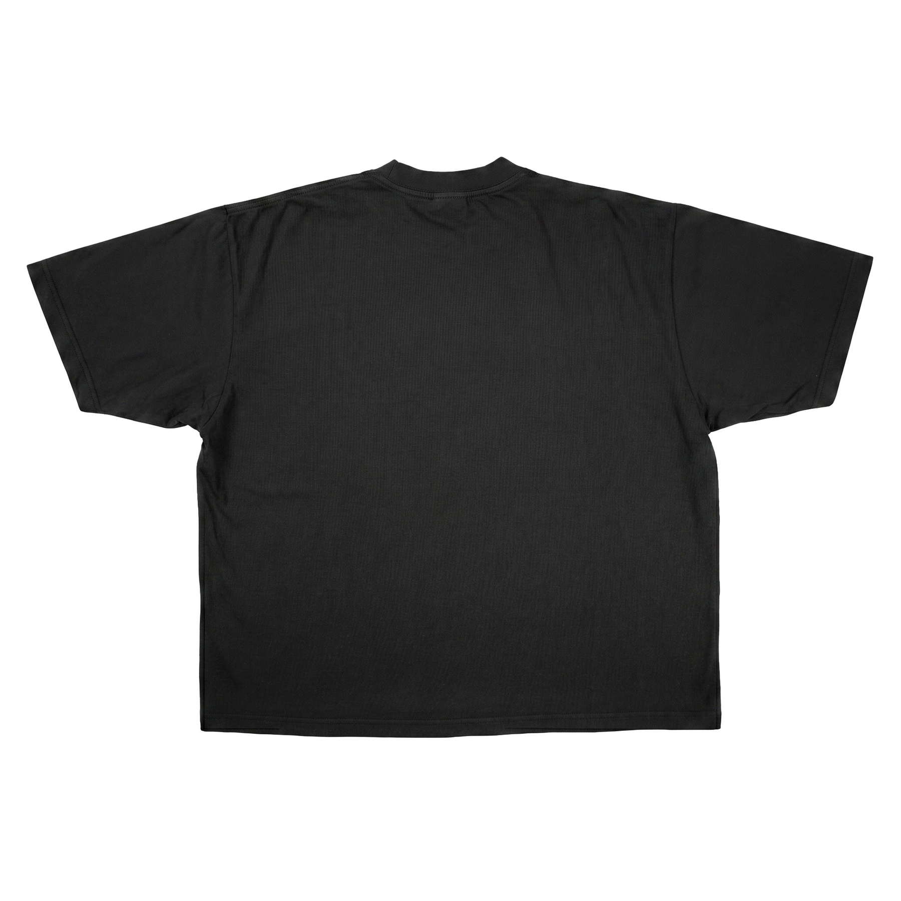 Blank Drop Tee - Black - Back