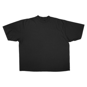 Blank Drop Tee - Black - Front