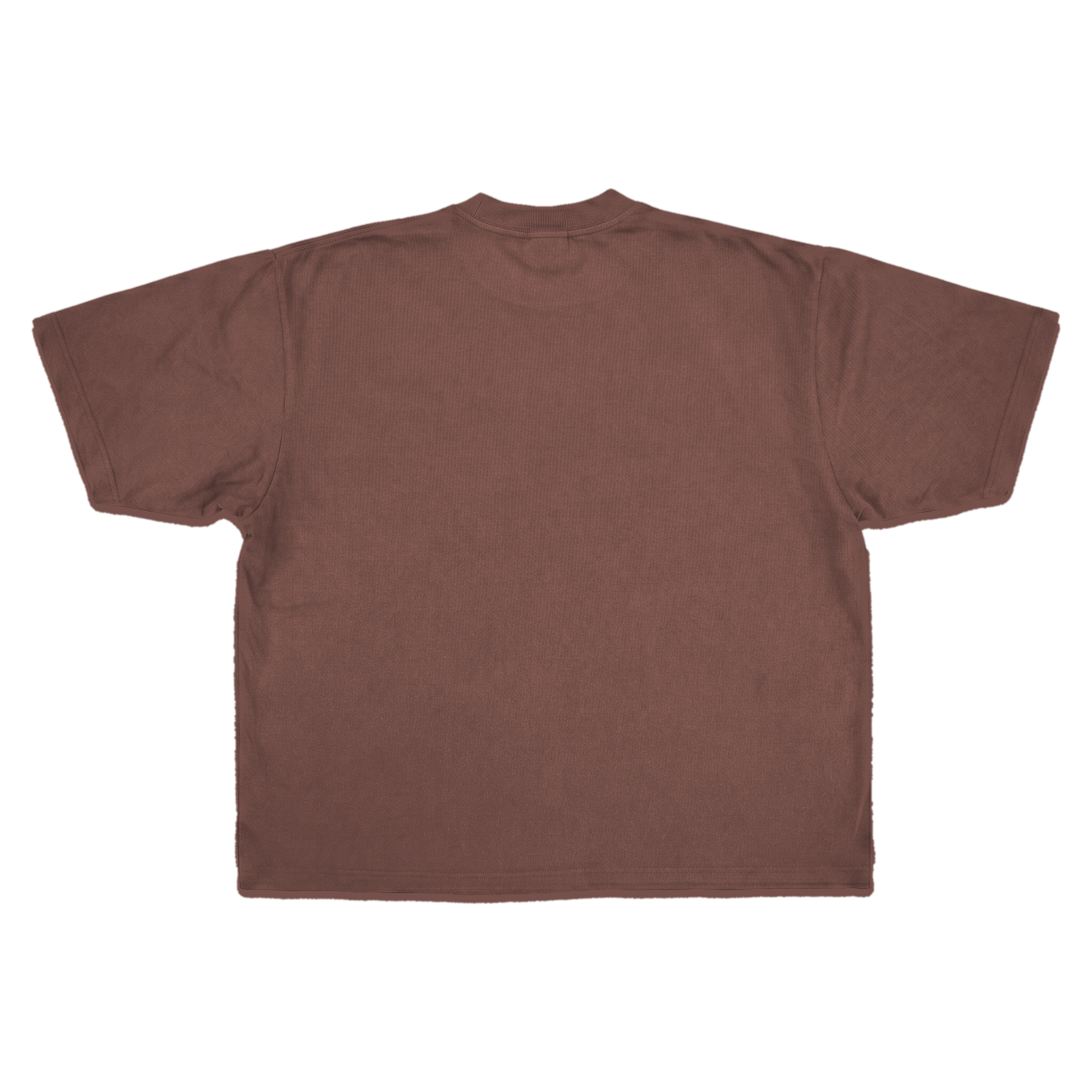 Blank Drop Tee - Mocha - Back