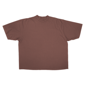 Blank Drop Tee - Mocha - Front