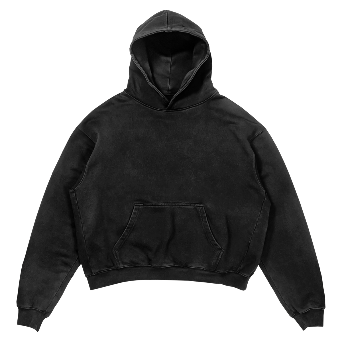 Blank Hoodie - Black - Front