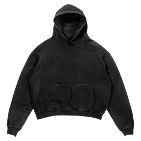 Blank Hoodie - Black - Front