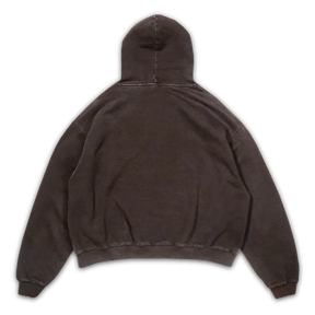 Blank Hoodie - Brown - Back