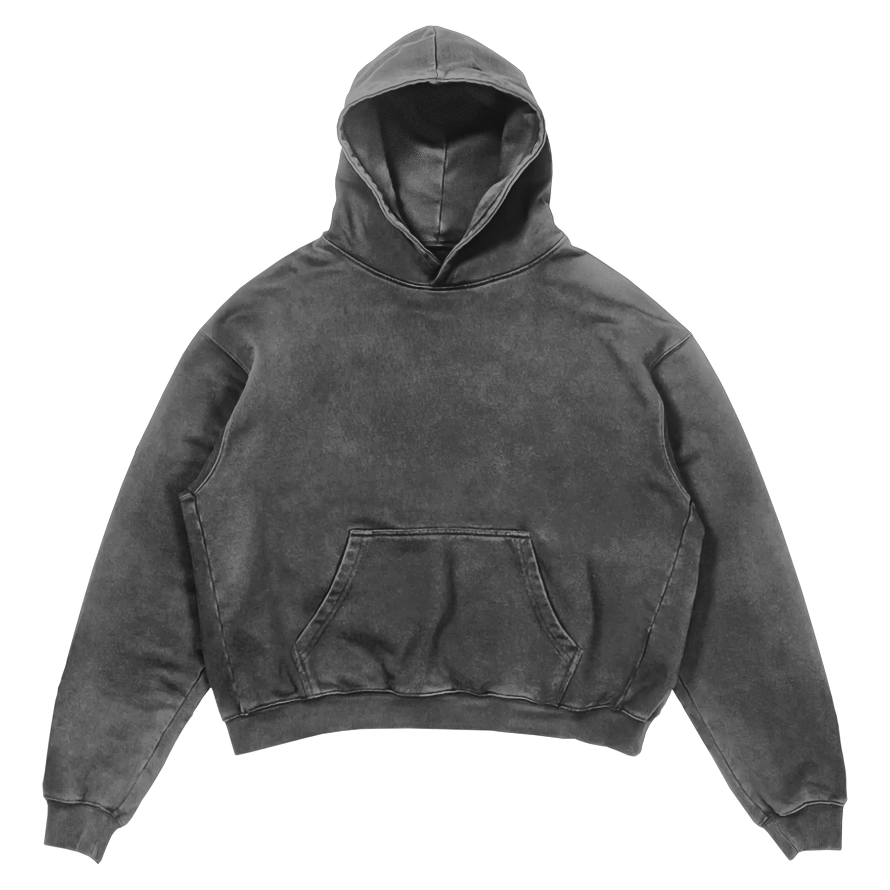 Blank Hoodie - Grey - Front
