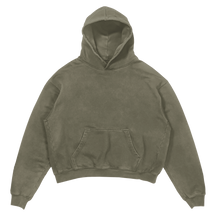Blank Hoodie - Olive - Front