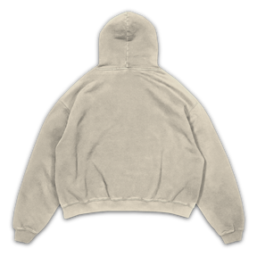 Blank Hoodie - Sand - Back