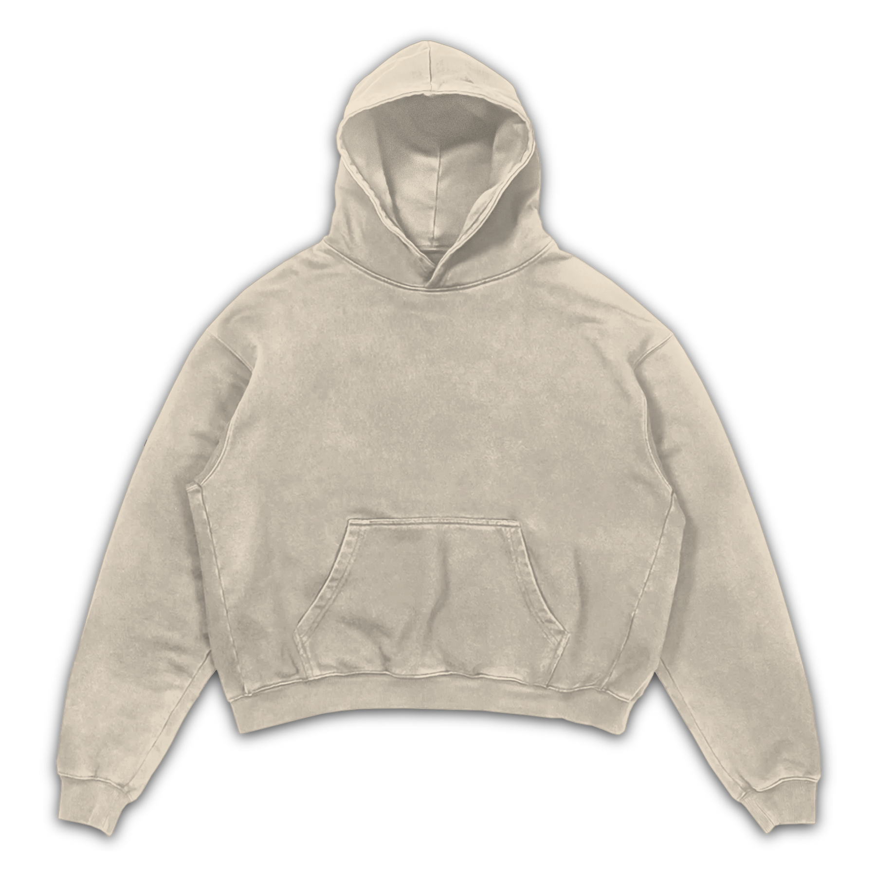 Blank Hoodie - Sand - Front