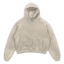 Blank Hoodie - Sand - Front