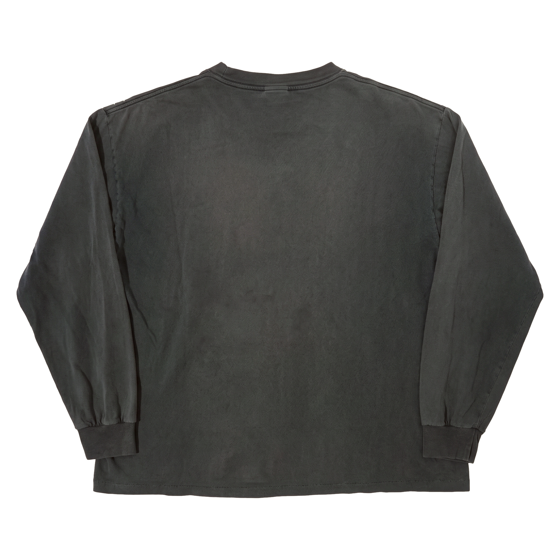 Blank L/S Tee - Black - Back