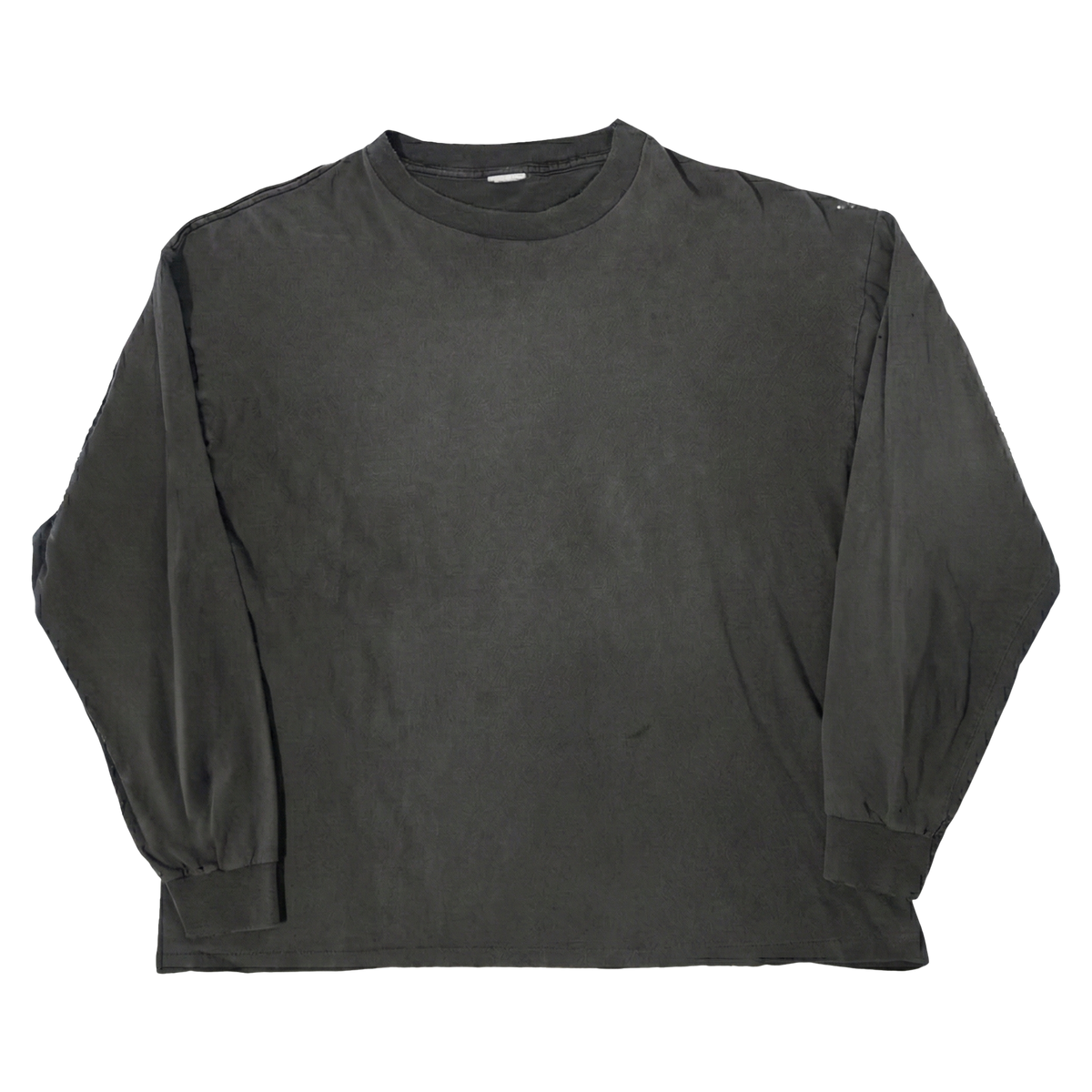 Blank L/S Tee - Black - Front