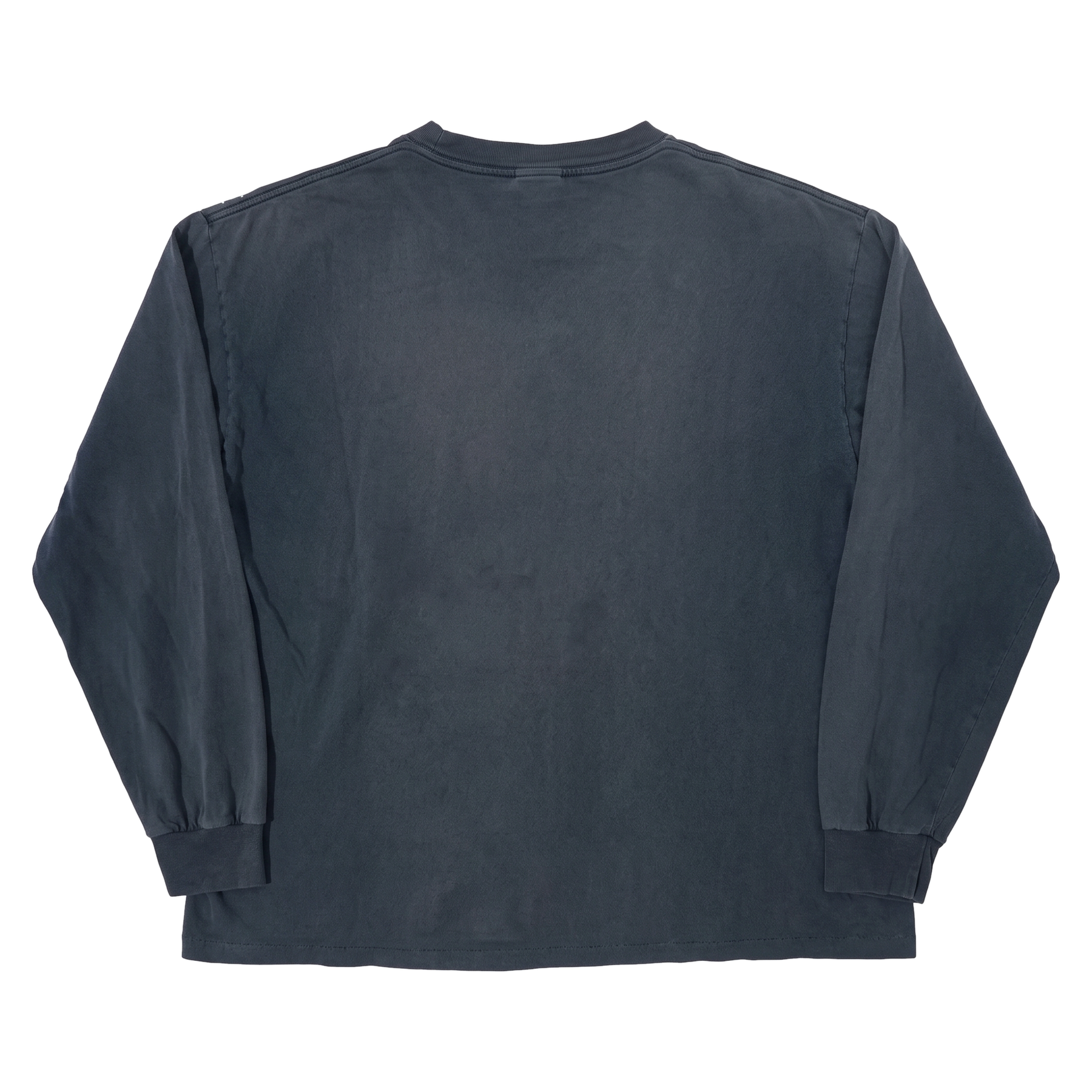 Blank L/S Tee - Blue - Back