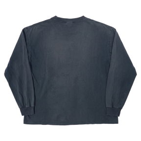 Blank L/S Tee - Blue - Back