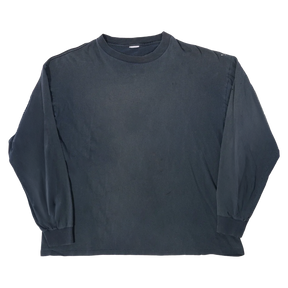 Blank L/S Tee - Blue - Front