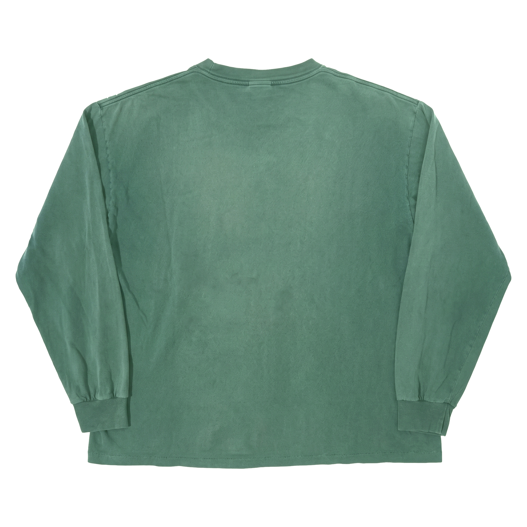 Blank L/S Tee - Green - Back