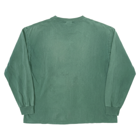 Blank L/S Tee - Green - Back