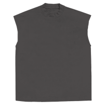 Blank Sleeveless Tee - Grey - Front