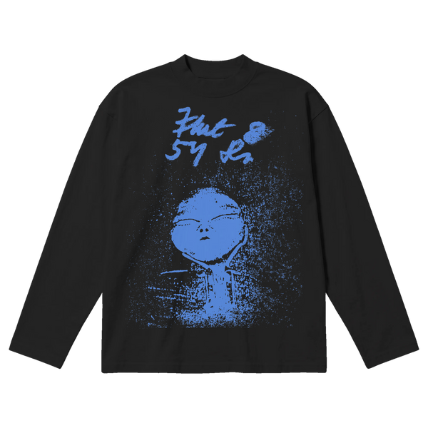Alien Baggy L/S Tee - Black - Front