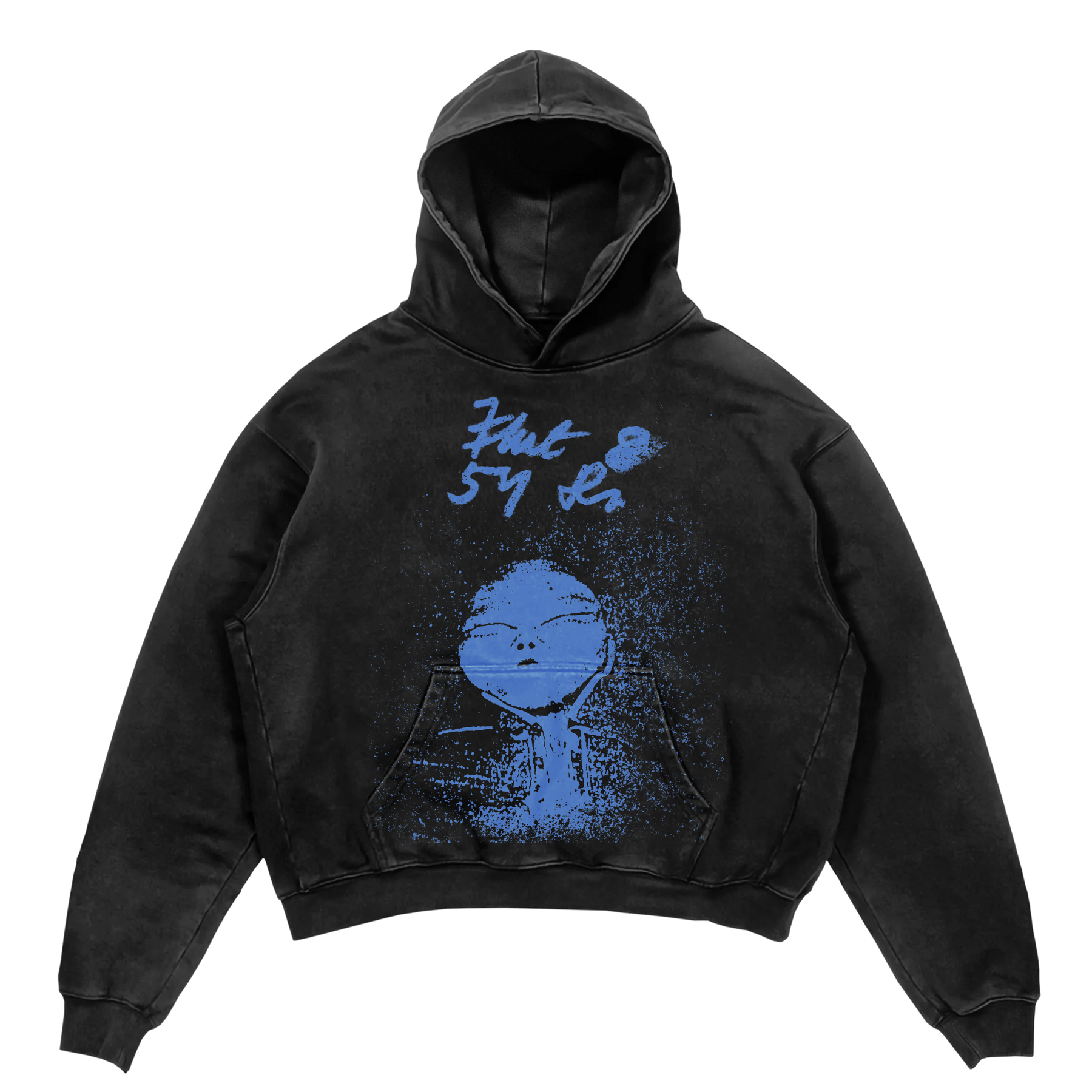 Alien Hoodie - Black - Front
