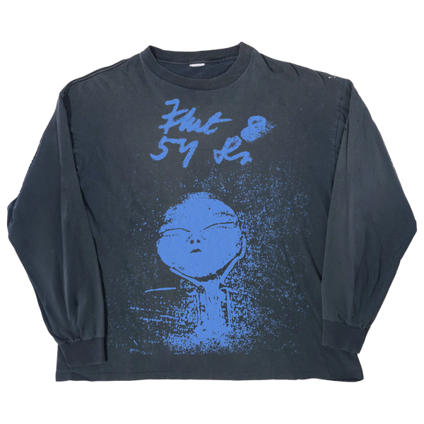 Alien L/S Tee - Blue - Front
