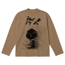 Alien Baggy L/S Tee - Latte - Front