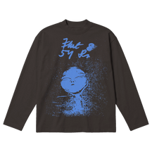 Alien Baggy L/S Tee - Off Black - Front