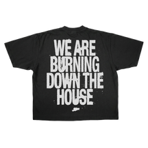 Burning Drop Tee - Black - Back