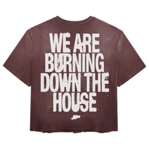 Burning Tee - Red - Back