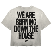 Burning Tee - White - Back