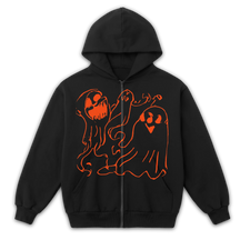 Casper Zip Up - Black - Front