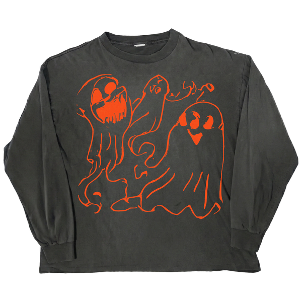 Casper L/S Tee - Black - Front