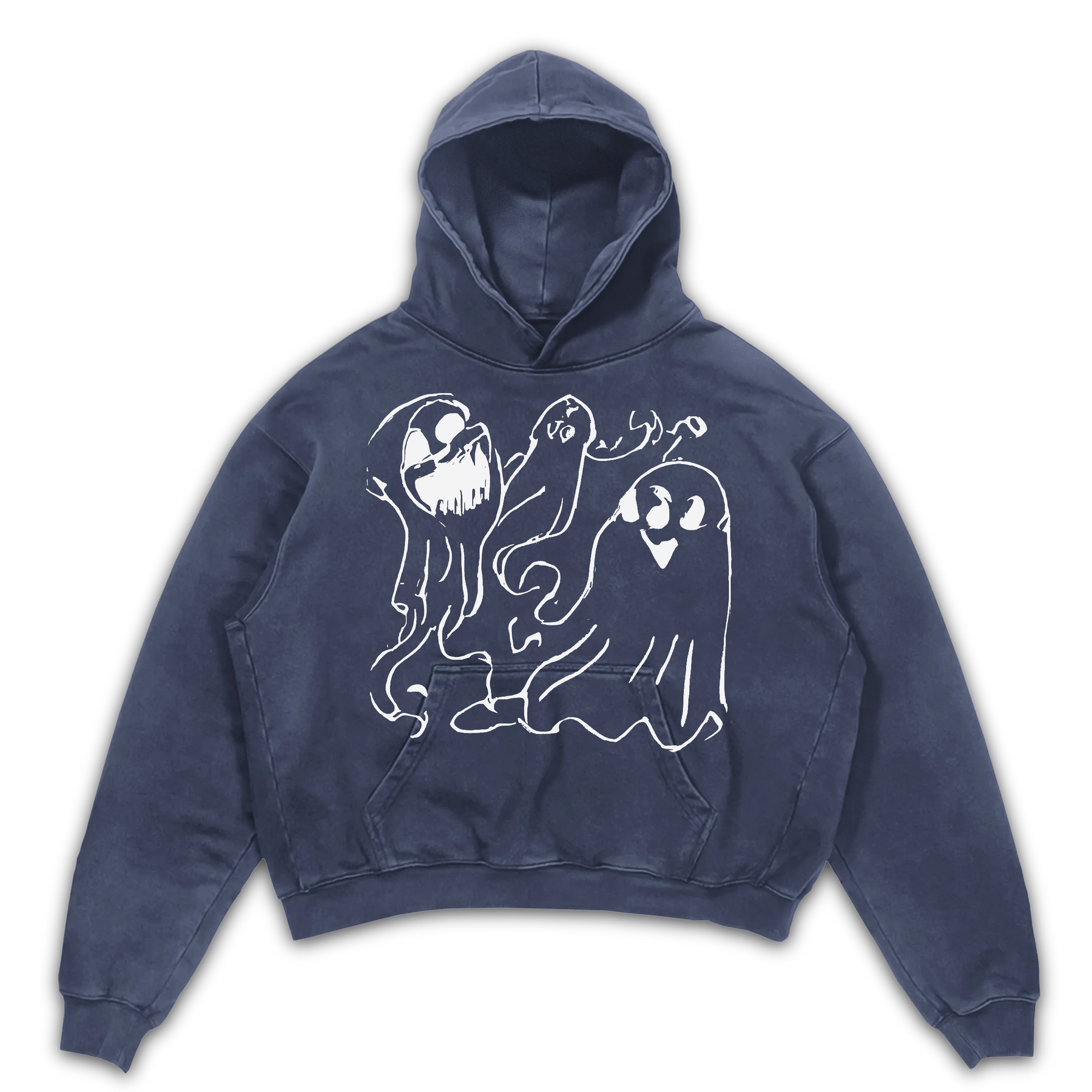 Casper Hoodie - Blue - Front