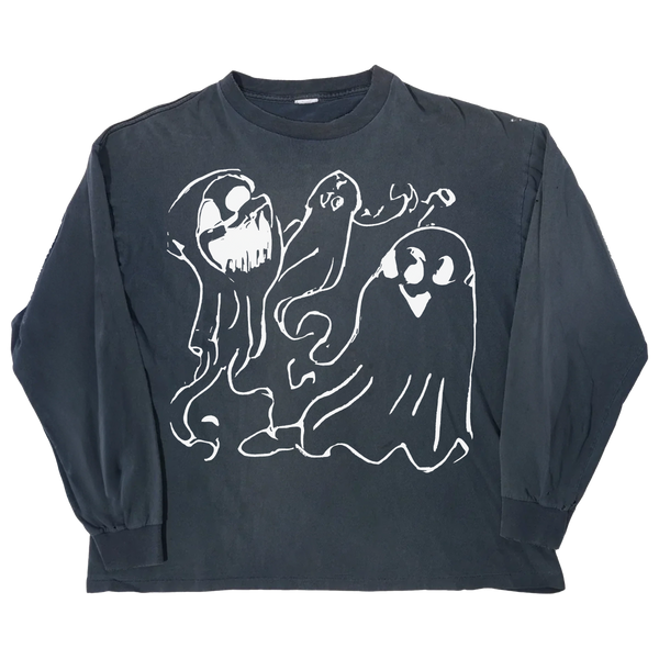 Casper L/S Tee - Blue - Front