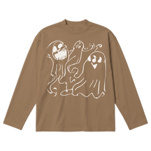Casper Baggy L/S Tee - Latte - Front