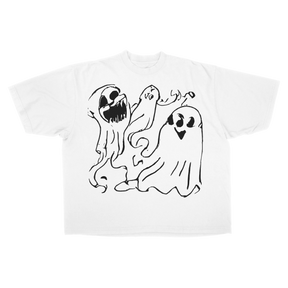 Casper Drop Tee - White - Front
