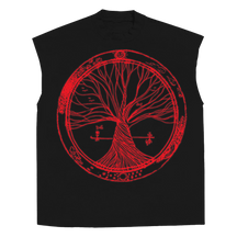 Circle of Life Sleeveless Tee - Black - Front