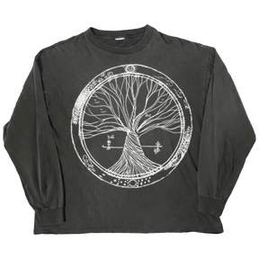 Circle of Life L/S Tee - Black - Front