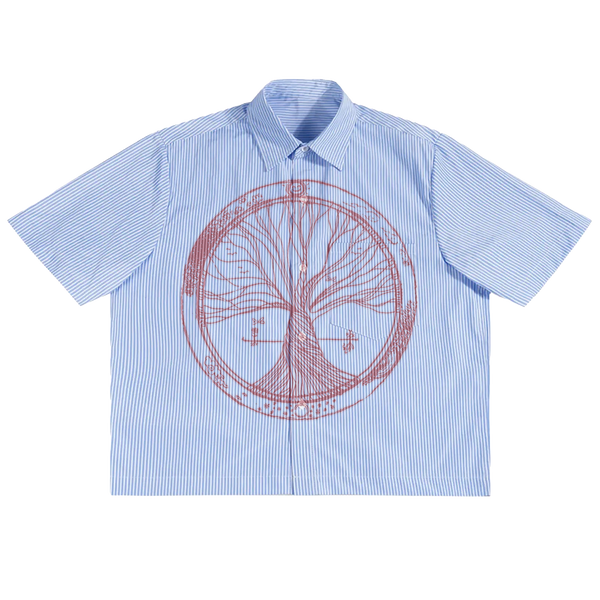 Circle of Life Boxy Button Up - Front