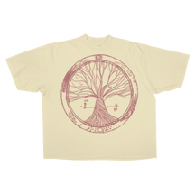 Circle of Life Drop Tee - Cream - Front