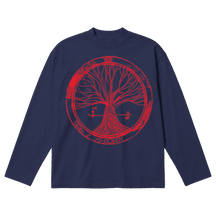 Circle of Life Baggy L/S Tee - Blue - Front