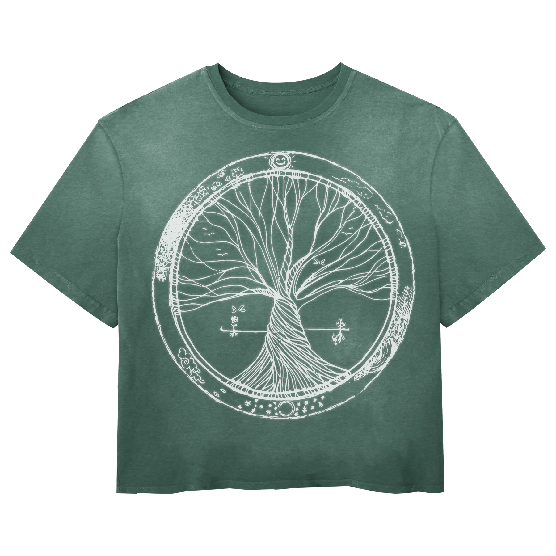 Circle of Life Tee - Green - Front