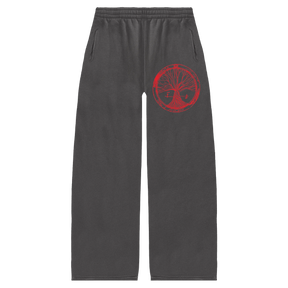 Circle of Life Baggy Sweatpants - Grey - Front