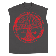 Circle of Life Sleeveless Tee - Grey - Front