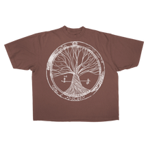 Circle of Life Drop Tee - Mocha - Front