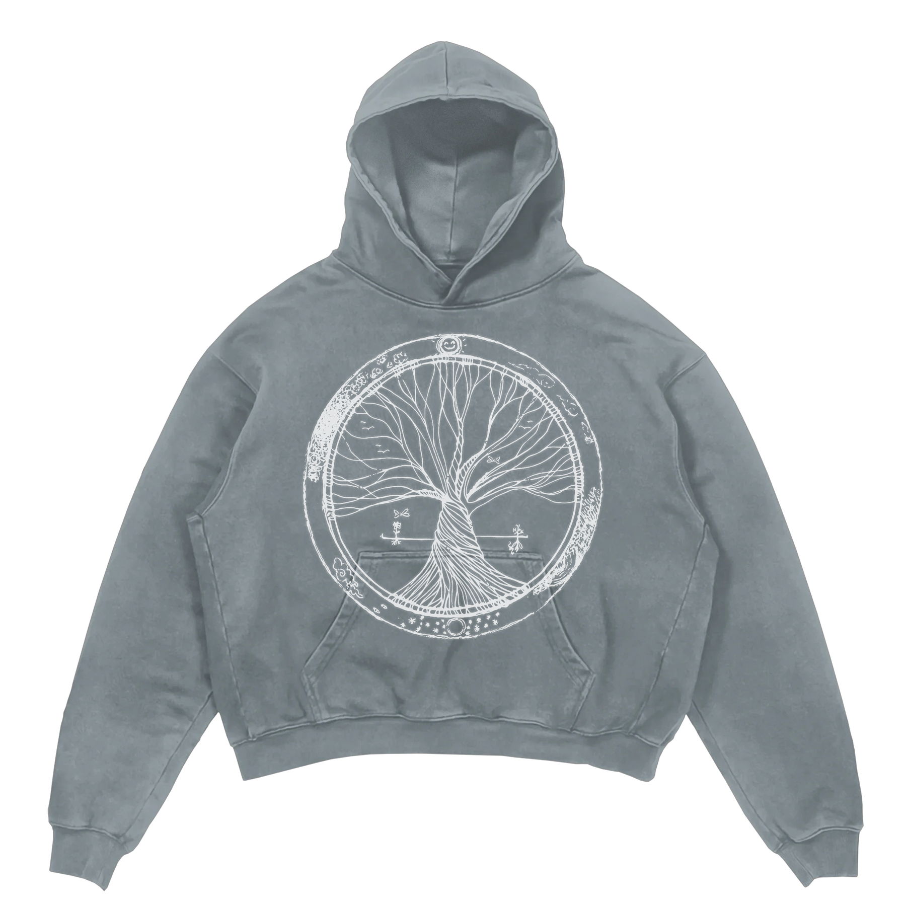 Circle of Life Hoodie - Sage - Front